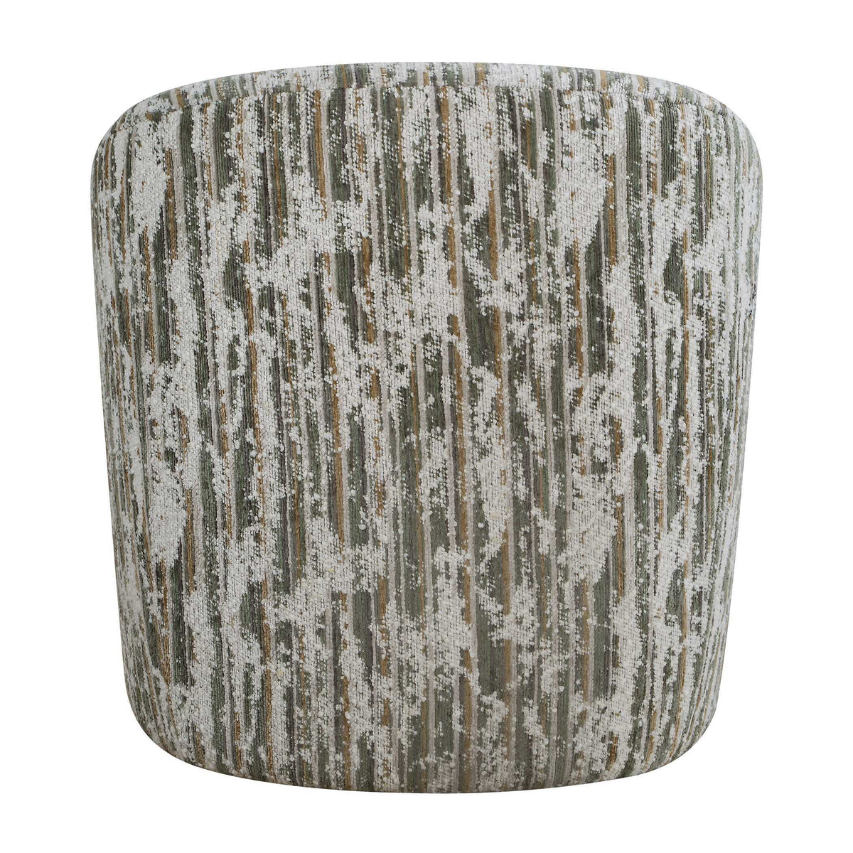 Mari Boucle Swivel Chair - Green / White by Uttermost - View 8