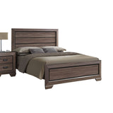 Acme - Lyndon Queen Bed 26020Q Weathered Gray Grain Finish