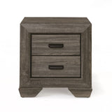 Acme - Lyndon Nightstand 26023 Weathered Gray Grain Finish