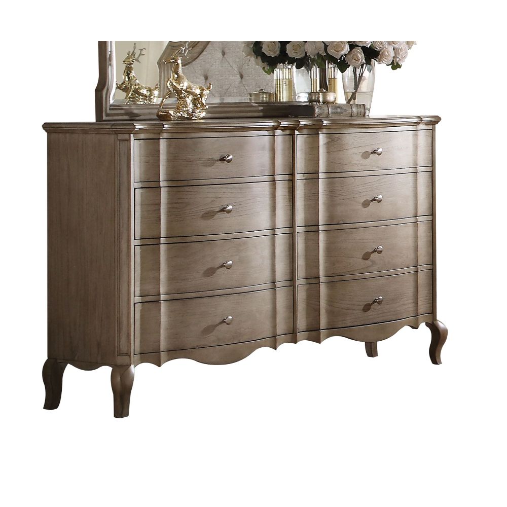 Acme - Chelmsford Dresser 26055 Antique Taupe Finish