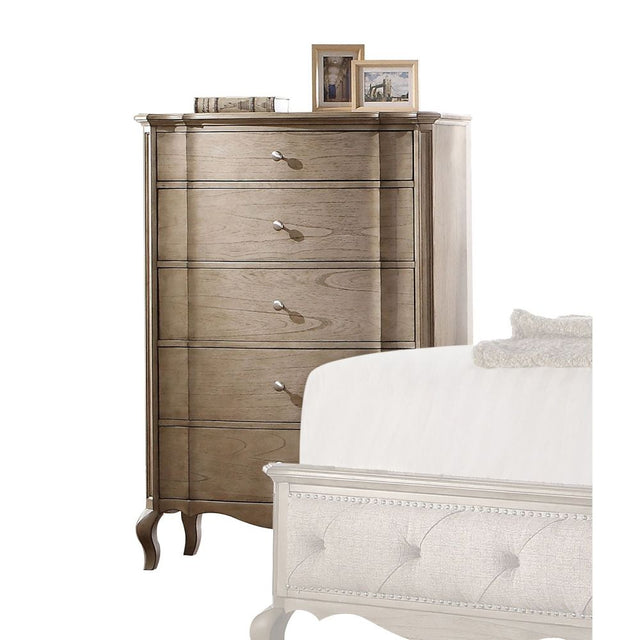 Acme - Chelmsford Chest 26056 Antique Taupe Finish