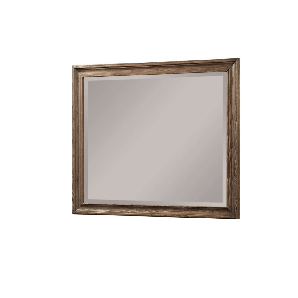 Acme - Inverness (Parker) Mirror 26094 Reclaimed Oak Finish