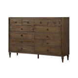 Acme - Inverness (Parker) Dresser (12 Drw) 26097 Reclaimed Oak Finish