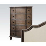 Acme - Baudouin Chest 26116 Weathered Oak Finish