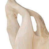 Hollow Form Indoor-Outdoor Teak Sculpture Woodtone - Beige by Uttermost - View 5