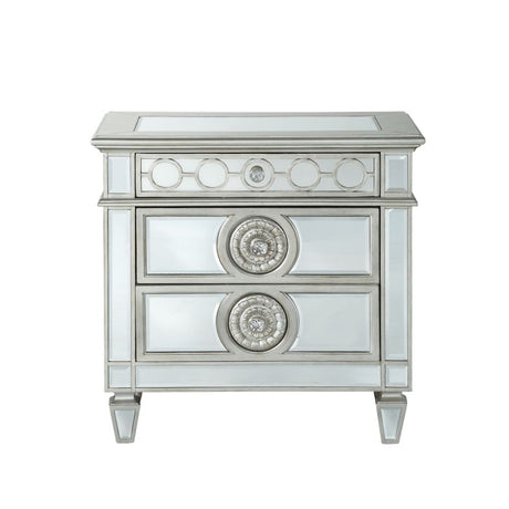 Acme - Varian Nightstand 26153 Mirrored