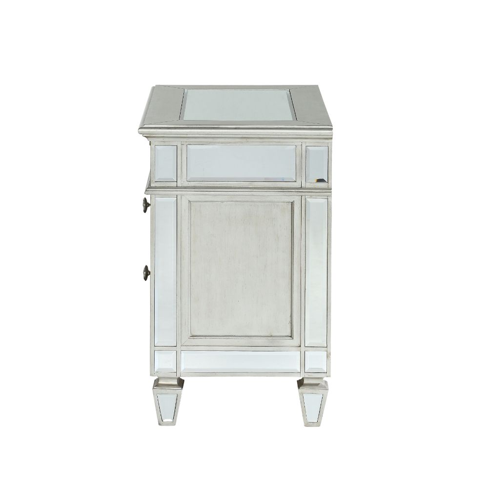 Acme - Varian Nightstand 26153 Mirrored