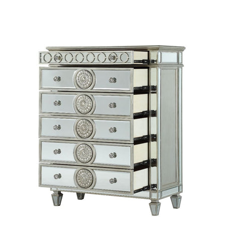 Acme - Varian Chest 26156 Mirrored