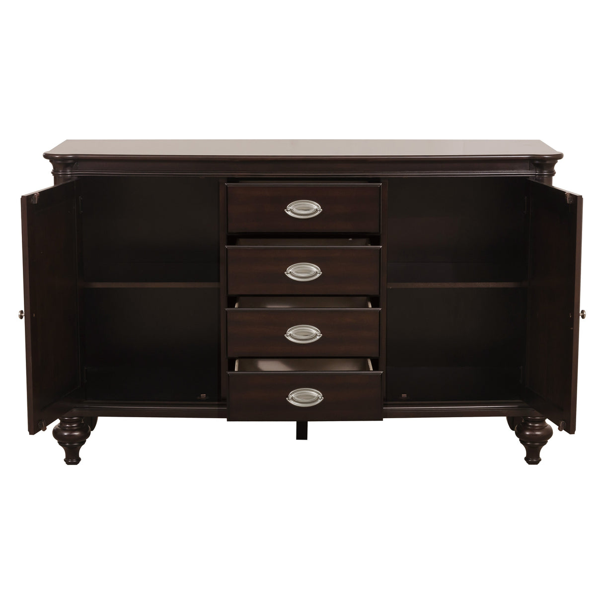Marston Dining Sideboard | Dark Cherry Finish | Homelegance - sold by Home Elegance USA