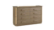 Medusa Dresser Made with Wood in Gold Finish(INCLUDES DRESSER ONLY) same as G150109078  (NJ inventory)