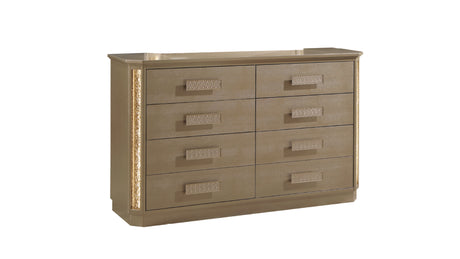 Medusa Dresser Made with Wood in Gold Finish(INCLUDES DRESSER ONLY) same as G150109078  (NJ inventory)