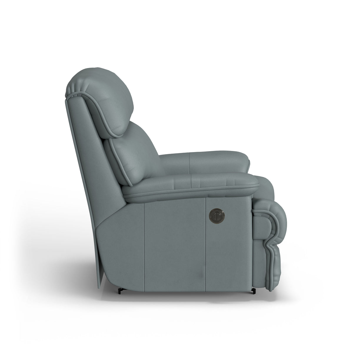 Geneva Transitional Leather Power Rocking Recliner | Flexsteel