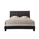 Acme - Masate Queen Bed 26350Q Espresso Synthetic Leather