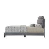 Acme - Tradilla Queen Bed 26370Q Gray Fabric