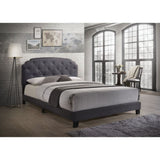 Acme - Tradilla Queen Bed 26370Q Gray Fabric