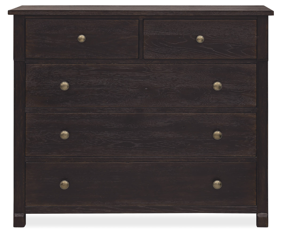 Driftwood Five-Drawer Chest Burnt Timber - Black by Hooker Furniture - View 3