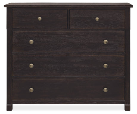 Driftwood Five-Drawer Chest Burnt Timber - Black by Hooker Furniture - View 3