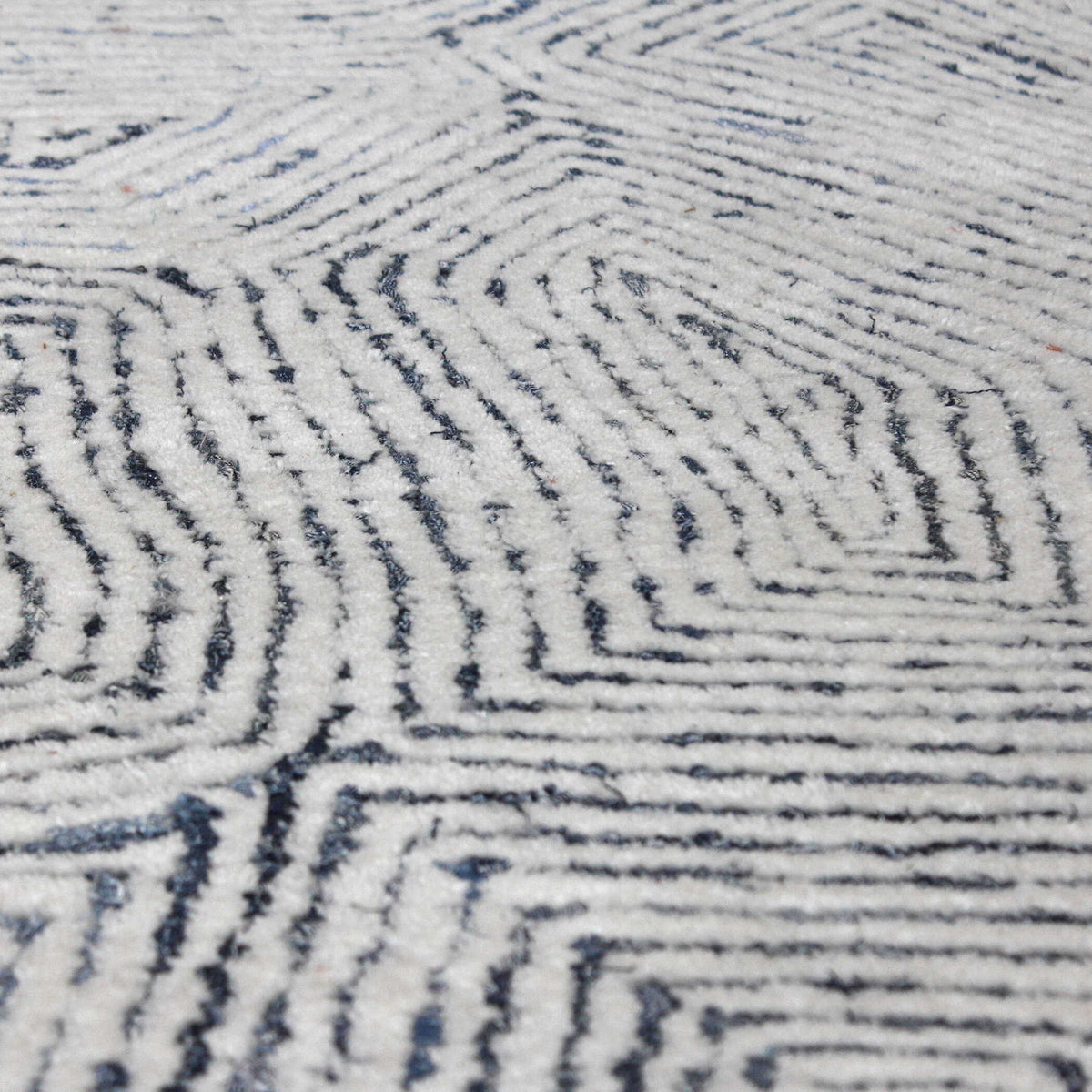 Maze 5 X 8 Rug - Blue / Beige by Uttermost - View 1