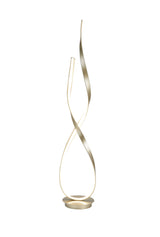 Vienna LED 55" Tall Floor Lamp // Sandy Gold  | Finesse - Home Elegance USA