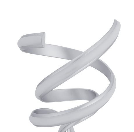 Munich Silver Table Lamp // LED Strip & Touch Dimmer  | Finesse - sold by Home Elegance USA