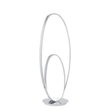 Milan Chrome Table Lamp // LED Strip & Touch Dimmer  | Finesse - Home Elegance USA