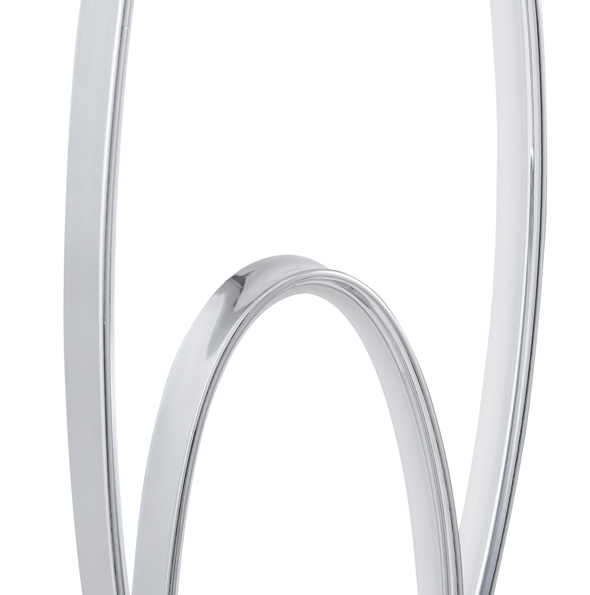 Milan Chrome Table Lamp // LED Strip & Touch Dimmer  | Finesse - Home Elegance USA