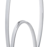Milan Chrome Table Lamp // LED Strip & Touch Dimmer  | Finesse - Home Elegance USA