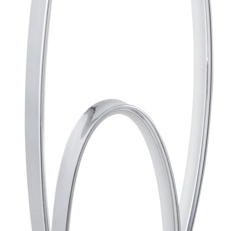 Milan Chrome Table Lamp // LED Strip & Touch Dimmer  | Finesse - Home Elegance USA