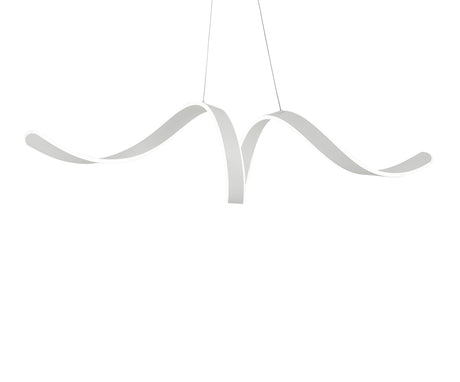 Copenhagen LED Chandelier // White  | Finesse -  Home Elegance USA