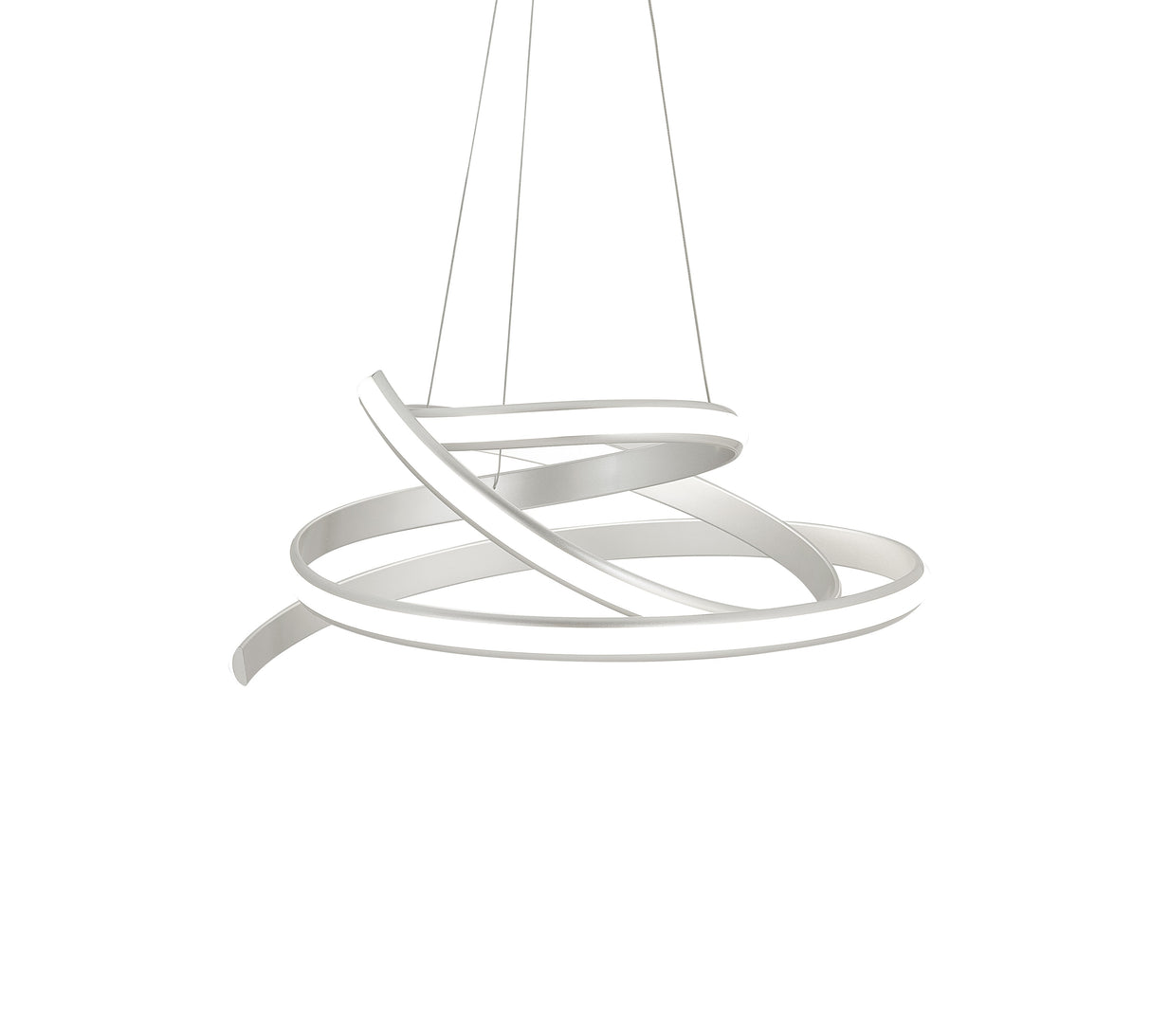 Oslo LED Adjustable Chandelier // Silver  | Finesse -  Home Elegance USA