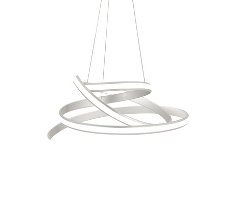 Oslo LED Adjustable Chandelier // Silver  | Finesse -  Home Elegance USA