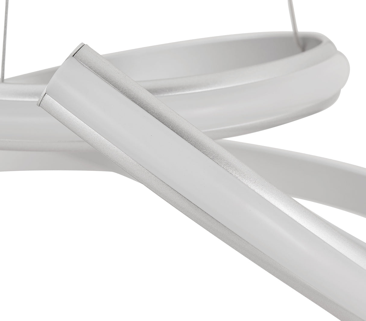 Oslo LED Adjustable Chandelier // Silver  | Finesse -  Home Elegance USA