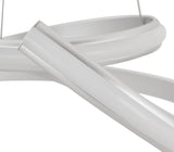 Oslo LED Adjustable Chandelier // Silver  | Finesse -  Home Elegance USA