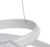 Oslo LED Adjustable Chandelier // Silver  | Finesse -  Home Elegance USA