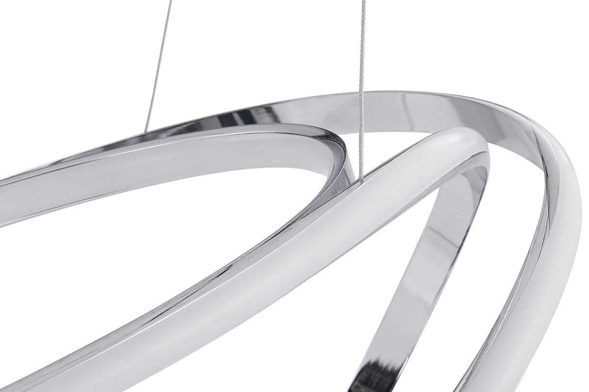 Moscow LED Chandelier // Chrome  | Finesse -  Home Elegance USA