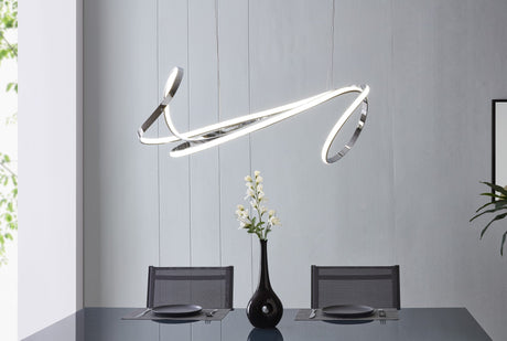Moscow LED Chandelier // Chrome  | Finesse -  Home Elegance USA