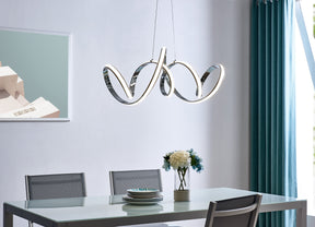 Seville LED Chandelier // Chrome  | Finesse -  Home Elegance USA