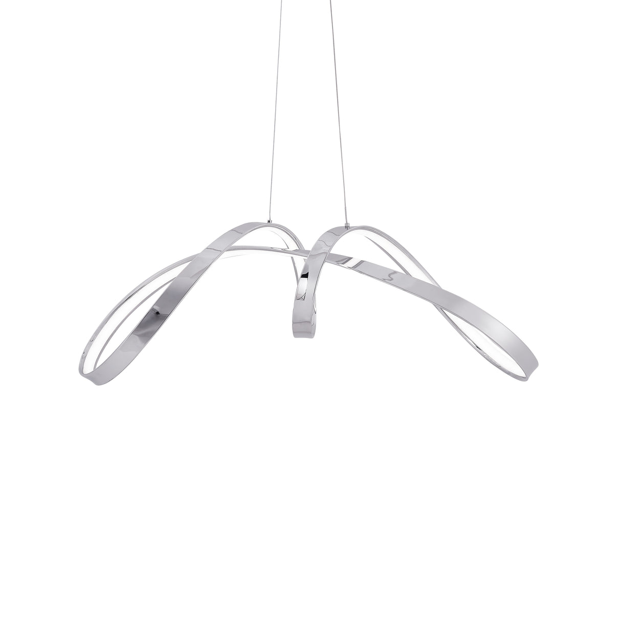 Lisbon LED Chandelier // Chrome  | Finesse - Home Elegance USA