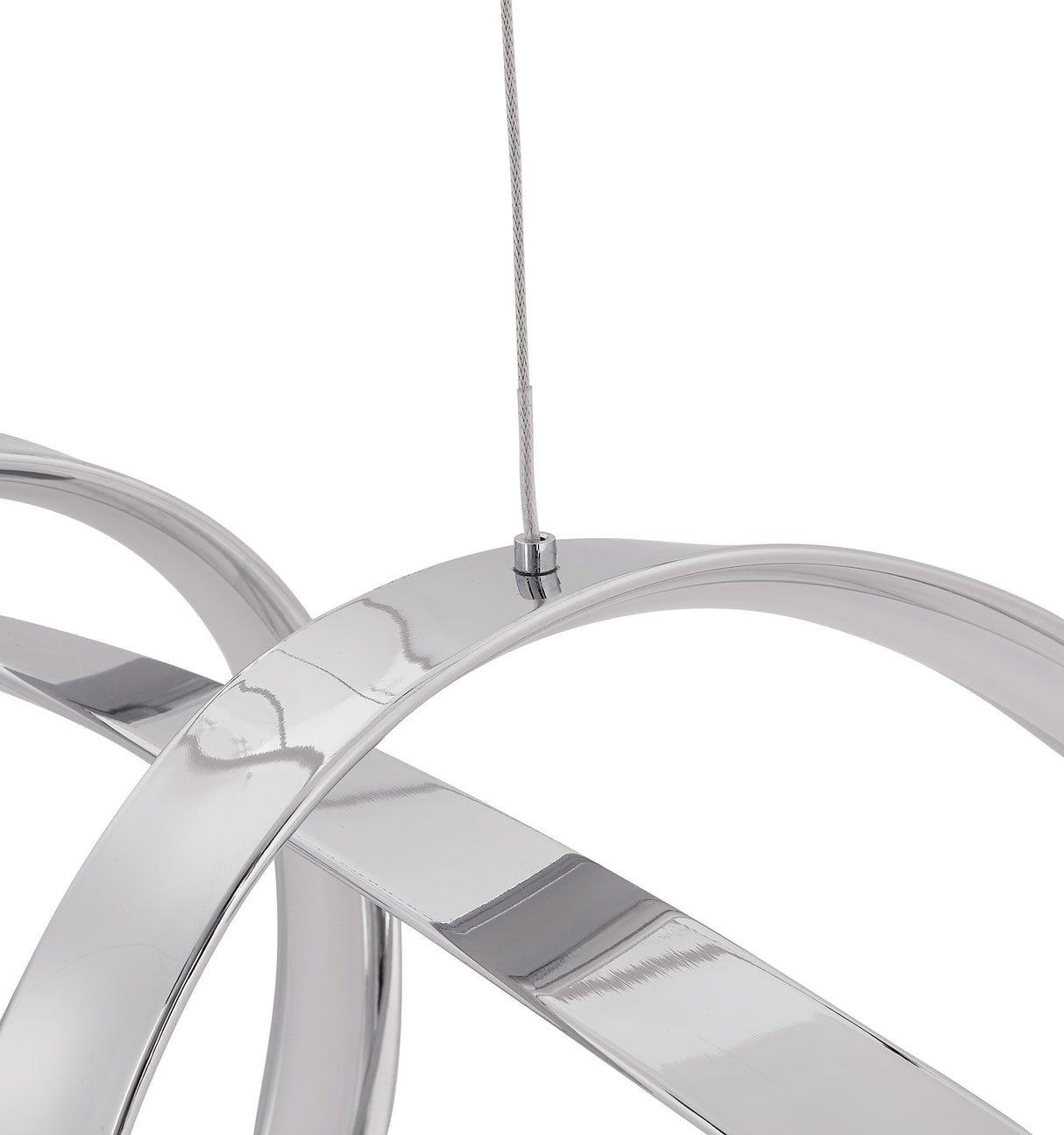 Lisbon LED Chandelier // Chrome  | Finesse - Home Elegance USA