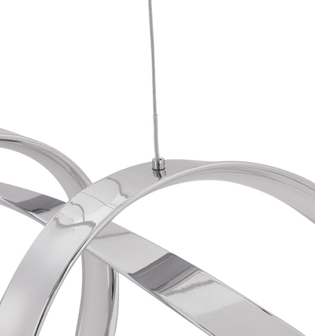 Lisbon LED Chandelier // Chrome  | Finesse - Home Elegance USA