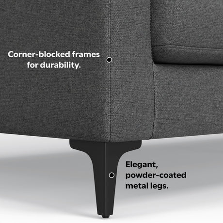 Ava Mid Century Corner Sectional Sofa - sold by Home Elegance USA