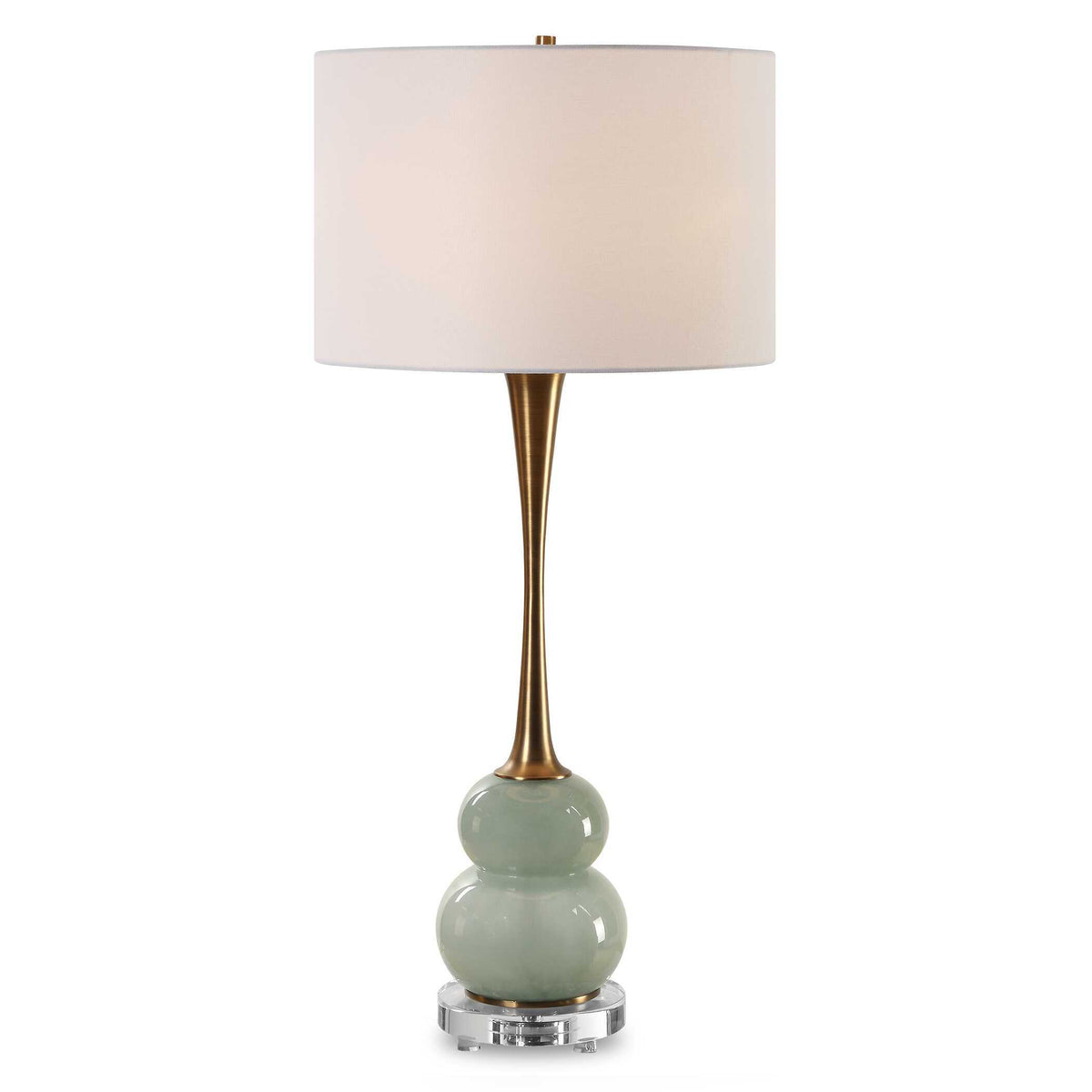 Sanctuary Green Gray Table Lamp by Uttermost - View 1