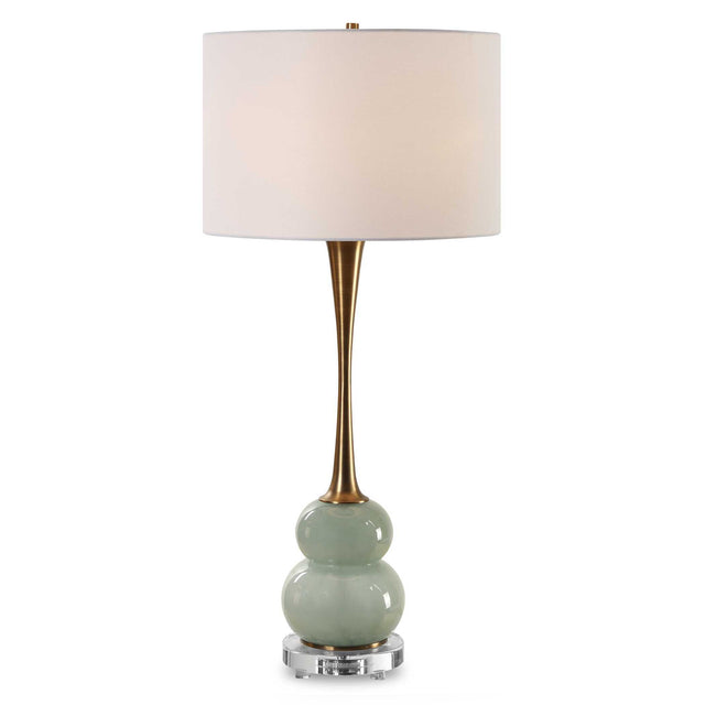 Sanctuary Green Gray Table Lamp by Uttermost - View 1