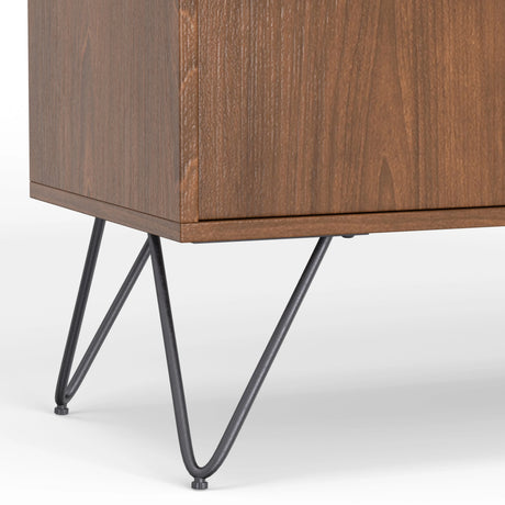 Hunter - TV Media Stand - Walnut Veneer - sold by Home Elegance USA