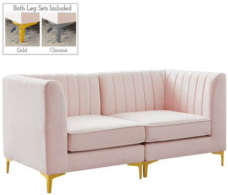 Alina - Modular Sectional - Pink - Modern & Contemporary - 604Pink - S67 - Home Elegance USA - 1