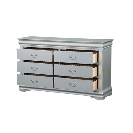 Acme - Louis Philippe III Dresser 26705 Platinum Finish