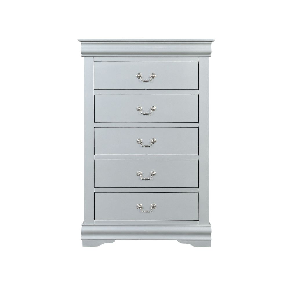 Acme - Louis Philippe III Chest 26706 Platinum Finish