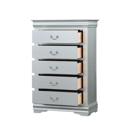 Acme - Louis Philippe III Chest 26706 Platinum Finish