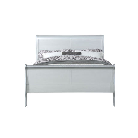 Acme - Louis Philippe Queen Bed 26730Q Platinum Finish