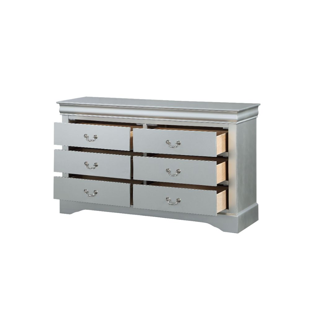 Acme - Louis Philippe Dresser 26735 Platinum Finish